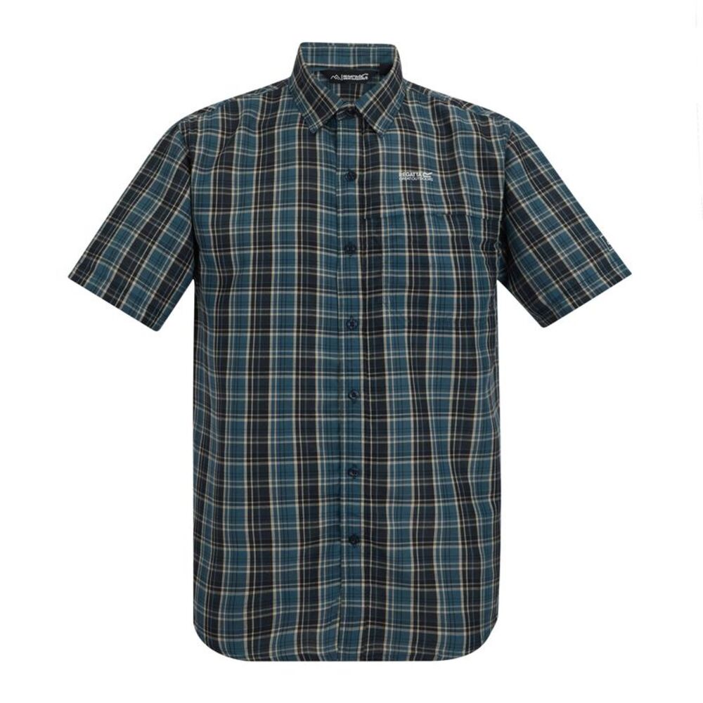 Regatta Mens Mindano Triangle Short-Sleeved Shirt / Night Sky